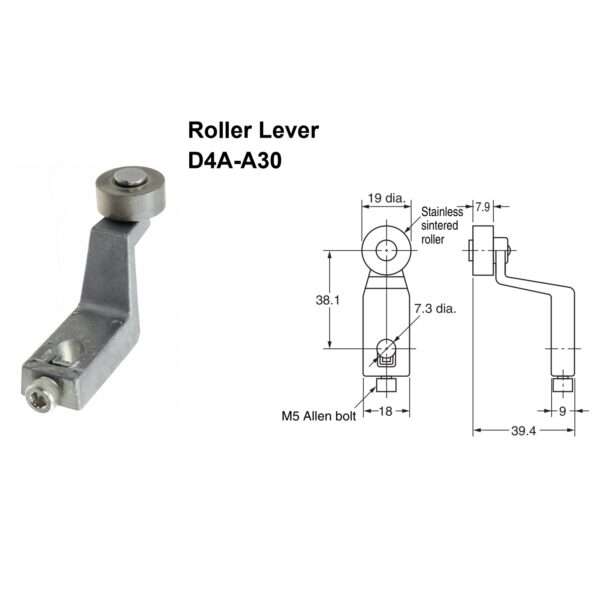 Omron D4A-A30 Roller Lever