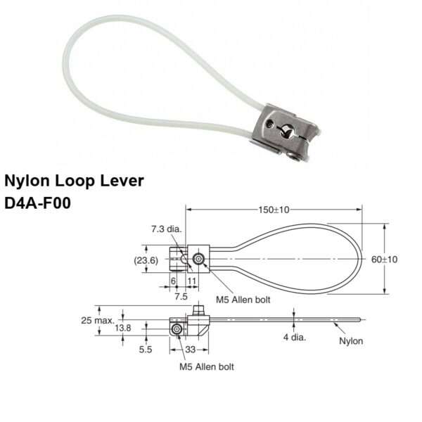 Omron D4A-F00 Resin Loop Lever